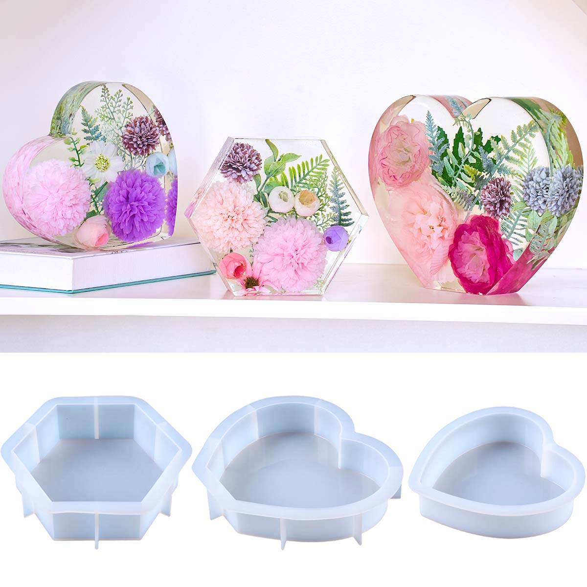 Large Love Silicone Mold DIY H - Resin Craft Ideas 评论和价格
