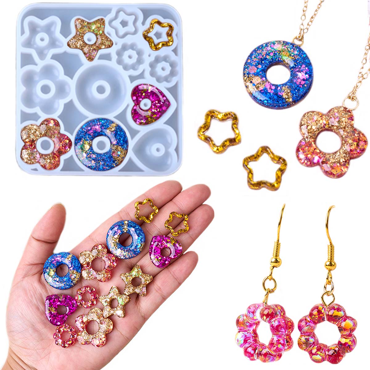Multifuntional Jewelry Silicon - Resin Craft Ideas 评论和价格