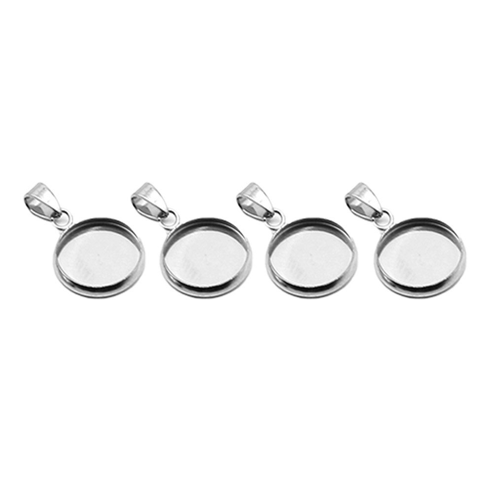 20Pcs DIY Pendant Holder Set S - Resin Jewelry Kit 评论和价格