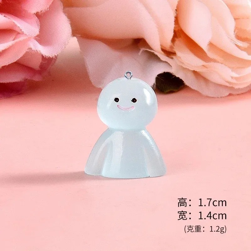 10Pcs Glow In Dark Cartoon Dol - Resin Craft Supplies 评论和价格