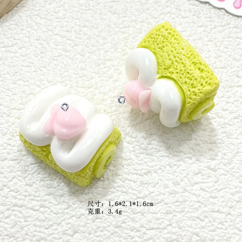 10Pcs Mini Simulated Cute Cake - Resin Craft Supplies 评论和价格