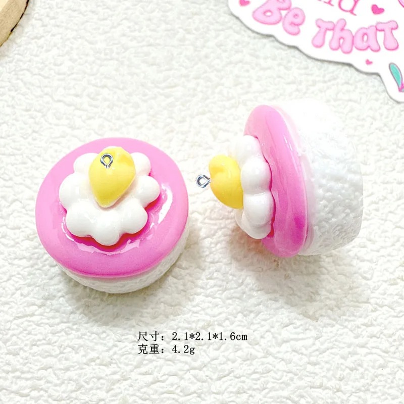 10Pcs Mini Simulated Cute Cake - Resin Craft Supplies 评论和价格
