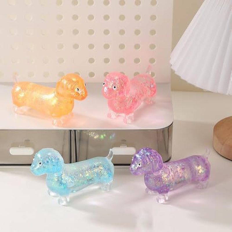 Glitter Dachshund Soft Stretch - Resin Craft Material 评论和价格