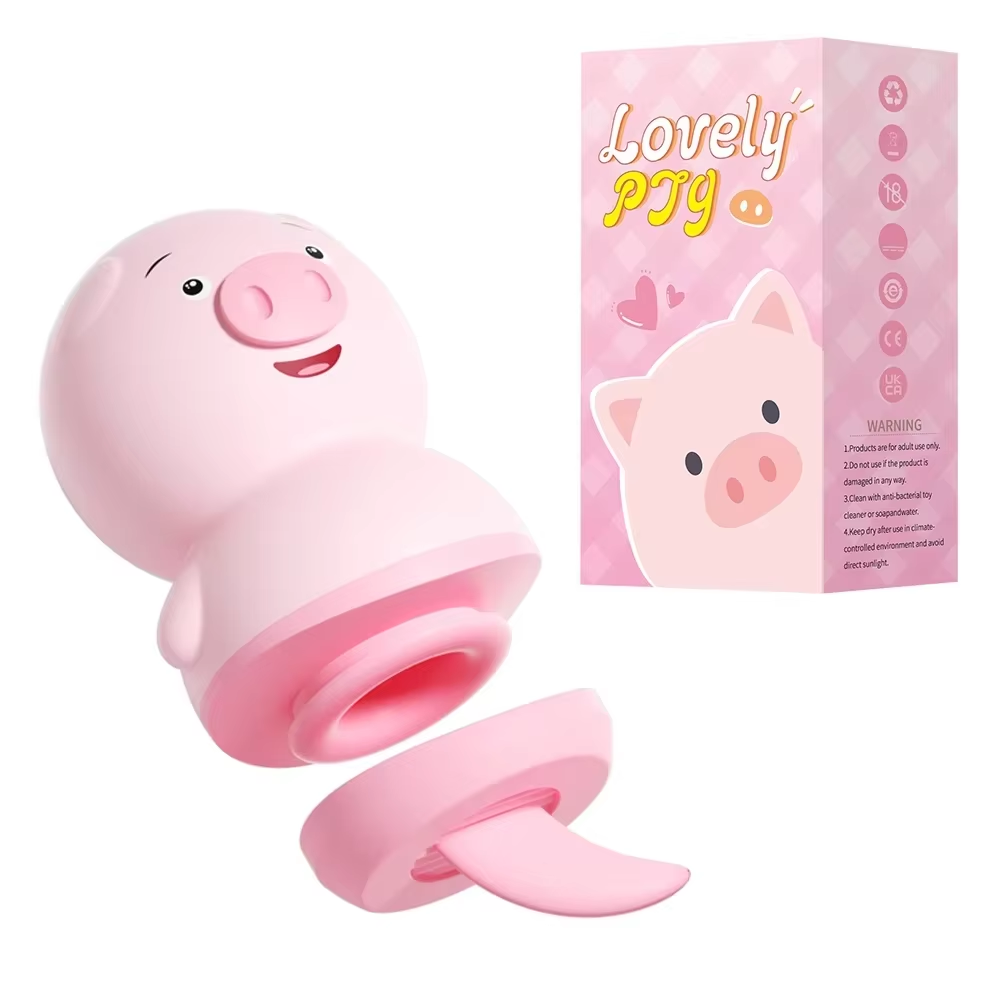 Mini Pig Licking Tongue Vibrat - Vacuum Chamber Small 评论和价格