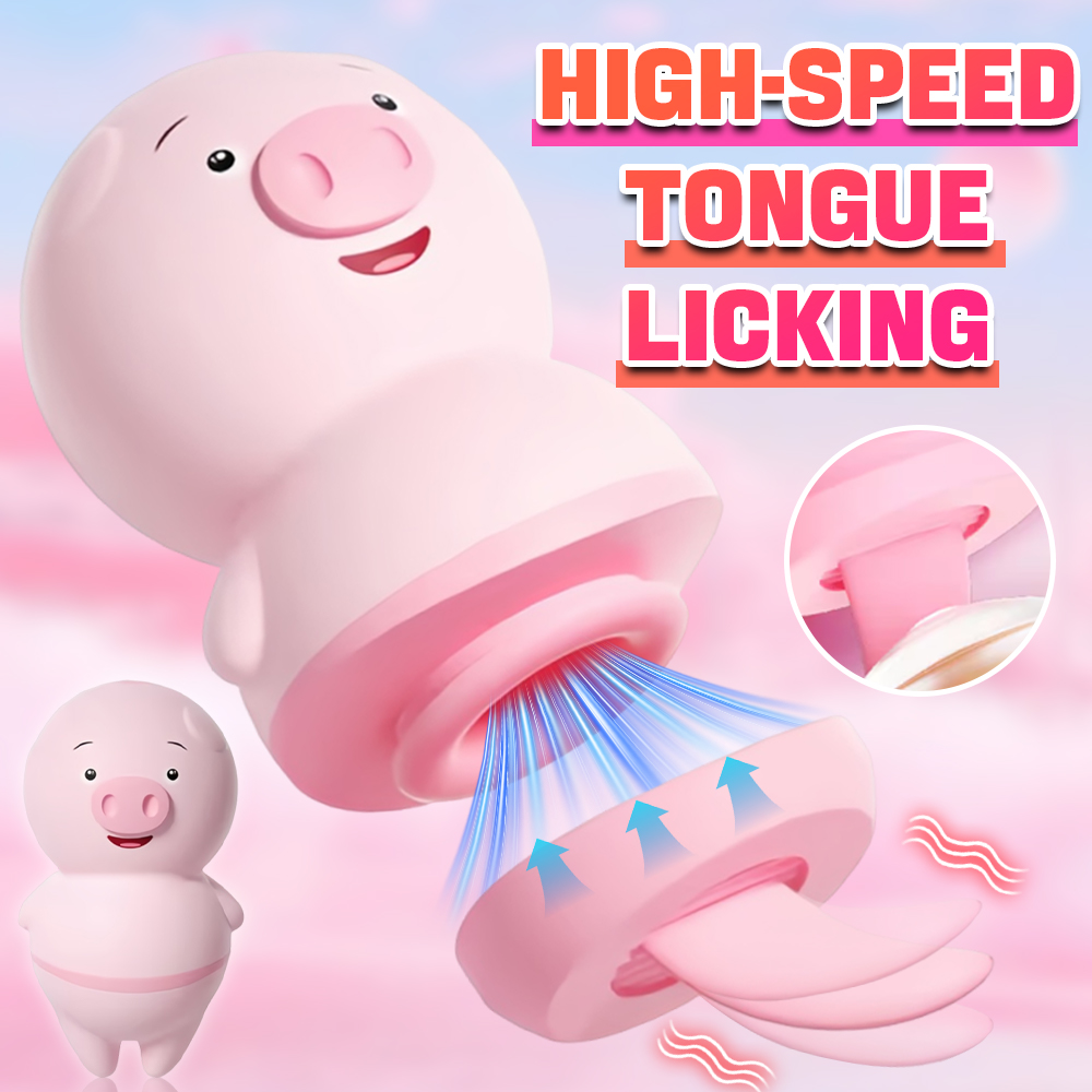 Mini Pig Licking Tongue Vibrat - Vacuum Chamber Small 评论和价格