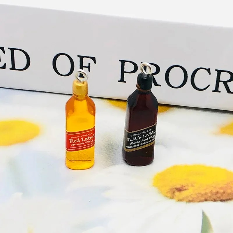 10Pcs Tiny Wine Bar Bottle Res - Resin Crafts Diy 评论和价格