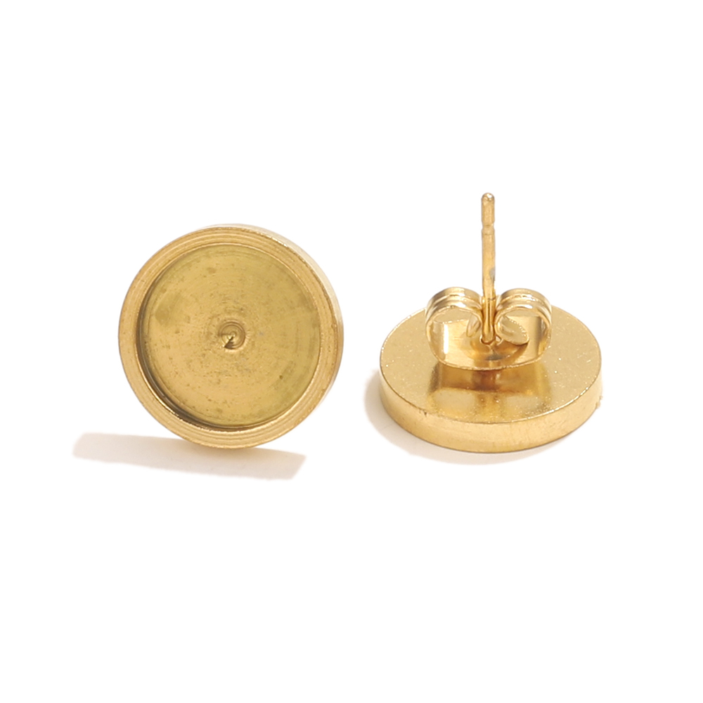 10pcs Stainless Steel Gold Ear - Resin Jewelry Kit 评论和价格